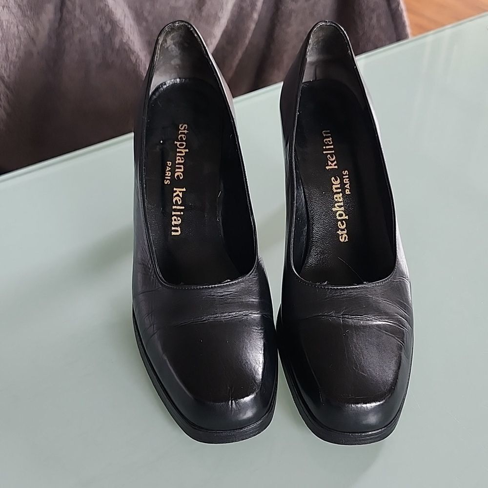 Stephane Kelian Chunky Witchy Gothic Vintage Heels Size 8.5